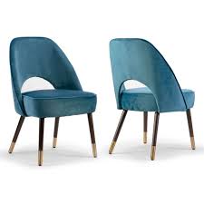 Set Of 2 Amber Blue Velvet Modern Dining Chair With Beech Wood Legs Walmart Com In 2020 Modern Dining Side Chairs Modern Dining Chairs Dining Chairs