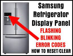 How to unlock a samsung fridge water how do i unblock the water in my samsung refrigerator? Samsung Refrigerator Flashing Blinking Faults Reset