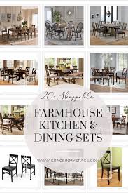The slightly tapered trestle legs are easy to build while giving the table a. 20 Farmhouse Kitchen Table Sets For Any Budget Grace In My Space