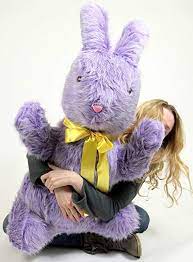 American Made Giant Stuffed Purple Bunny 42 Inch Soft Plush Rabbit Made In Usa America Review Purple Bunny Rabbit Plush Teddy Bear Stuffed Animal