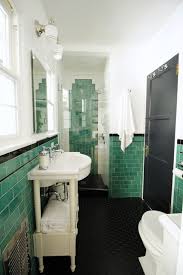 The bold use of tilework in. Room Of The Day Retro Style Returns To A 1930s Bathroom