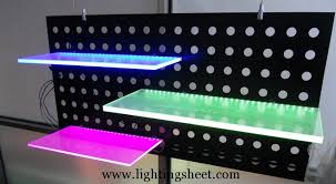 Transparent Led Acrylic Shelf Led Light Sheet And Lighting Panel