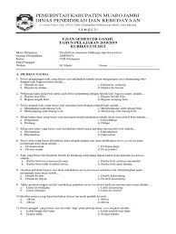 Pinggang dilentingkan ke arah belakang. Soal Pjok Kls 8 Ganjil K 13 2018 Eti Yuhana Pdf