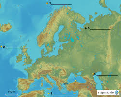 Dass zwei große länder — russland und die türkei — diese grenzen weit, mit der hauptmasse ihrer. Stepmap Naturliche Grenzen Europas Landkarte Fur Europa
