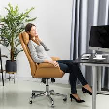 Stylish black faux leather upholstery with padded seat and add sophistication to your business or home office with the lumisource lombardi office chair. Glitzhome Mid Century Modern Leatherette Adjustable Office Chair On Sale Overstock 19220425