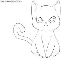 How To Draw An Anime Animal Easy Anime Animals Easy Disney Drawings Animal Drawings