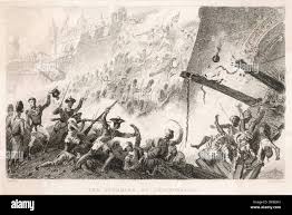 Battle of seringapatam hi-res stock ...