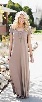 Loose Fit Maxi Dress With Pocket Detail Spring Dresses Casual Cheap Dresses Casual Fitted Maxi Dress