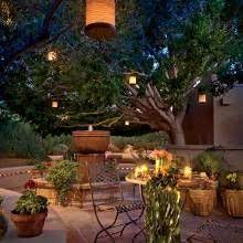 Night Lights Phoenix Home Garden Desert Backyard Backyard Backyard Patio