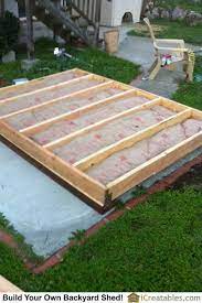 How To Insulate The Floor Of Your Garden Shed Insulated Garden Room Wood Shed Plans Insulating A Shed