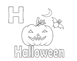 Coloring letters horse coloring pages alphabet coloring pages free printable coloring pages coloring pages for kids coloring books coloring today, we're sharing our letter h pack of learning the the alphabet, printable abc packs that are designed to teach kids upper and lowercase. Letter H Halloween Coloring Page 112 Practice Coloring Attachment