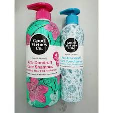 Anti dandruff care shampoo ini adalah shampoo dengan kandungan habbatussauda oil dan vitamin b5 yang dapat membantu menghilangkan, mencegah, & munculnya kembali ketombe dan memperkuat folikel untuk mengurangi rambut rontok. Good Virtues Co Anti Dandruff Shampoo 700 Ml Big Conditioner 300 Ml Shopee Singapore