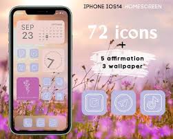 72 App Icons Iphone Ios 14 Customisable Apple Homescreen Etsy Homescreen App Icon App