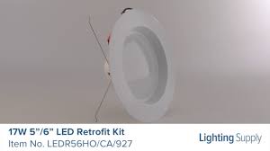 Alibaba.com offers 1,598 led recessed lighting retrofit products. Feit Electric 17w 5 6 Led Retrofit Kit Ledr56ho Ca 927 Youtube