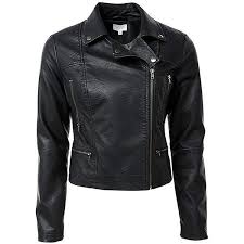 Lily Loves Leather Look Biker Jacket Black Target Australia Faux Leather Jacket Women Black Vegan Leather Jacket Vegan Leather Jacket