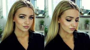 Sleek Middle Part Hair Tutorial Kardashian Inspired Middle Part Hairstyles Sleek Hairstyles Middle Hair