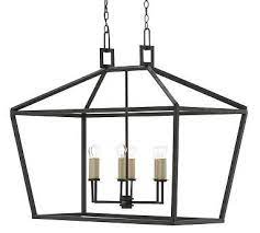 Tampa Iron Rectangular Lantern Pendant In 2020 Lantern Pendant Rectangular Pendant Glass Lantern