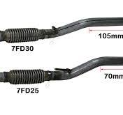 Toyota Forklift Parts - 7FD25 exhaust pipe,17401-23460-71