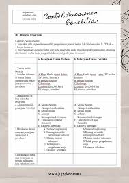 We did not find results for: Kuesioner Penelitian Contoh Dan Cara Membuat