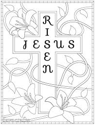 Jesus Is Risen Coloring Page Jesus Is Risen Coloring Pages Easter Coloring Pages Printable
