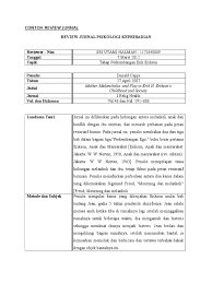 Shinta kumala wardani a 410 120 053 program studi pendidikan matematika fakultas keguruan dan ilmu pendidikan universitas muhammadiyah surakarta 2015 european journal of research and refleksi ilmu pendidikan vol. Contoh Review Jurnal Psikologi Kepribadian Masnurul