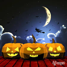 Patron gratuit haloween sur bois : Projet Diy Papercraft Citrouilles D Halloween Enfants Loisirs Creatifs Pour Enfant Par Ecogamishop