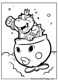 Bowser super mario coloring pages. Super Mario Bros Coloring Pages New And Exciting 2021