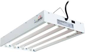 Amazon Com Hydrofarm Agrobrite Flt24 T5 Fluorescent 2 Foot 4 Tube Grow Light System 2 Feet Black Plant Growing Light Fixtures Garden Outdoor