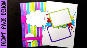 Cover 5 Border Designs On Paper Border Designs Project Work Design Front Page Design Book Cover Page Design Folder Cover Design