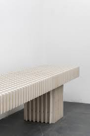 Max Lamb Creates 12 Benches From Discarded Textiles For Really Installation Furniture Bench Designs Bench Furniture