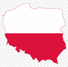The upper part is white while the bottom is red. Poland Map Flag Poland Map And Flag Hd Png Download 1100x1024 582789 Pngfind
