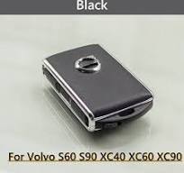 Black Leather Key Remote Control Case Fob Shell Cover For Volvo S60 XC60  XC90 | eBay