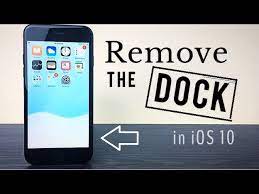 The backup restoration approach will only work if the backup was taken prior to the screen time. How To Remove Dock In Ios 10 No Jailbreak Youtube