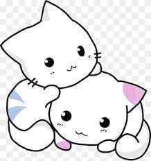 You can also roughen the overall outline of the kitten with small, jagged strokes, creating the impression. Cat Coloring Book Pusheen Adult Drawing Kitten White Child Mammal Png Pngwing