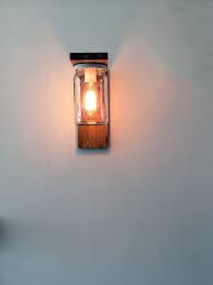 lantern wood lamp for garden with jar lampshade wall sconce etsy wood lamps lamp sconces