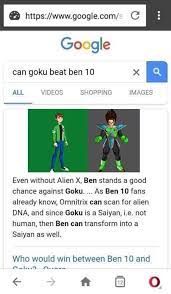 Who is the strongest anime character ever? Ben10 Can Beat Goku Nuxtakusubmissions