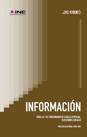 El ine explicó que si el día de la elección no te encuentras cerca de tu casilla, puedes votar en casillas especiales, por los cargos de diputaciones federales. Informacion Para La Y El Funcionario De Casilla Especial Elecciones Locales By Comision Estatal Electoral Nuevo Leon Issuu