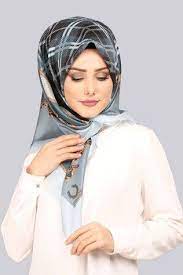 Ipek Tafta Esarp Pi9015 Bebe Mavisi Moda Stilleri Basortusu Modasi Musluman Elbisesi