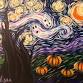 Spooky Starry Night (2nd Session) Paint and Sip at event image