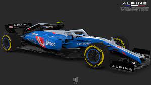 Alpine has released images of its 2021 formula one car painted in an interim livery as part of the brand's relaunch. Rss Formula Hybrid 2020 Alpine F1 Team Livery Design Concept For 2021 Racedepartment