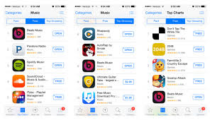 Beats Music Tops App Store Music Chart As In App