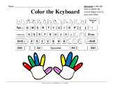 Keyboard laptop keyboard book laptop keyboard computer computers drawing colouring drawing computers coloring drawing keyboard computer. Color Keyboard Worksheets Teaching Resources Tpt