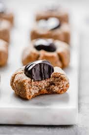 Line a baking sheet with parchment paper. Sugar Free Nutella Thumbprint Cookies Low Carb And Gluten Free