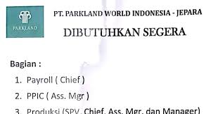 Operator produksi pt sami cari di antara 18.400+ lowongan kerja terbaru di indonesia dan di luar negeri gaji. Lowongan Kerja Parkland World Indonesia Pwi Lowongan Kerja Update Indonesia