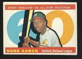 1960 TOPPS HANK AARON ALL STAR # 566 | eBay