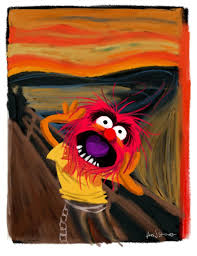 Hans Jorgen Sandnes Art Parody Muppets Scream Parody