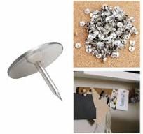 1200 PCS Steel Thumb Tacks Metal Round Head Thumbtack Office ...