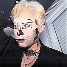 Edições de famosos do Rafael Santos: reações e edições de maquiagem de  caveira