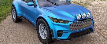 Taking tesla head on with its latest electric model. Lifted Ford Mustang Mach E Rally Rider Looks Sharp Autoevolution