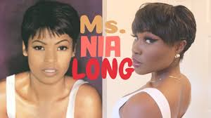 I love short hair so here i found so many ideas!! Nia Long Inspired Hairstyle Short Relaxed Pixie Cut Youtube